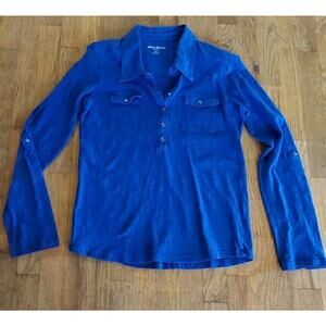 Eddie Bauer Shirt Women’s Size Medium Blue